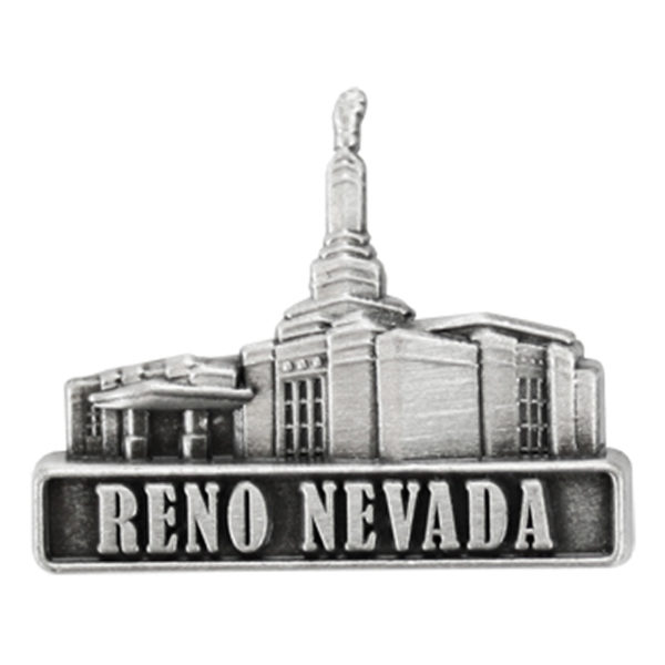 Reno Temple Pin - Silver Finish