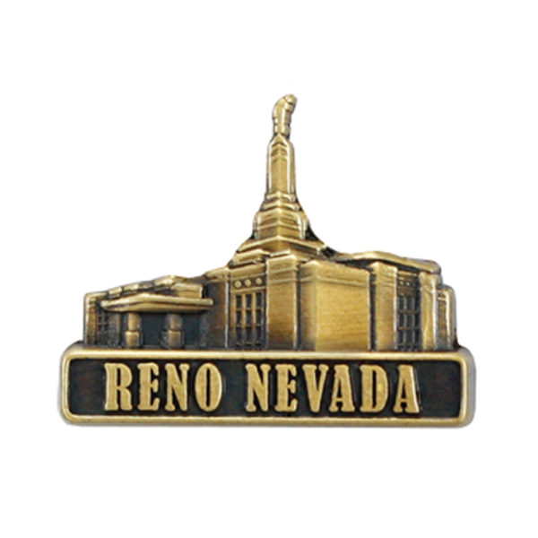 Reno Temple Pin - Gold Finish
