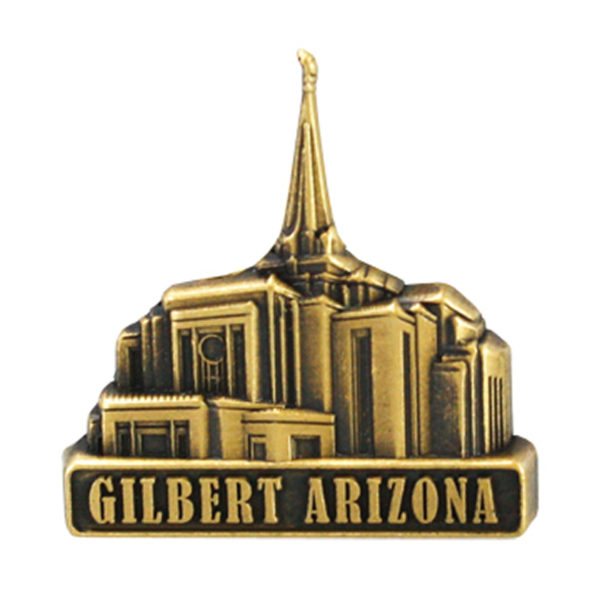 Gilbert Arizona Temple Pin - Gold Finish