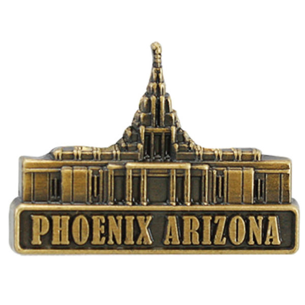 Phoenix Temple Pin - Gold Finish