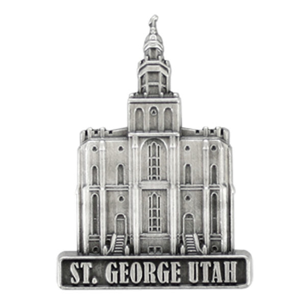 St. George Temple Pin - Silver Finish