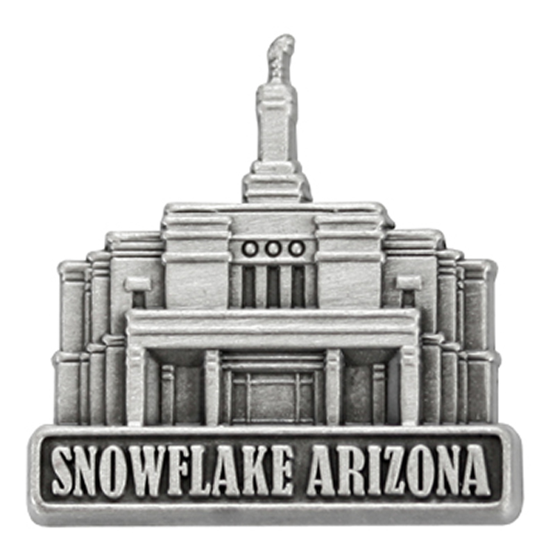 Snowflake Temple Pin - Silver Finish Snowflake Temple Pin - Silver Finish