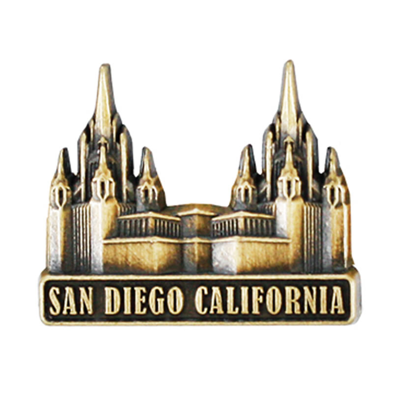 San Diego Temple Pin - Gold Finish San Diego Temple Pin - Gold Finish