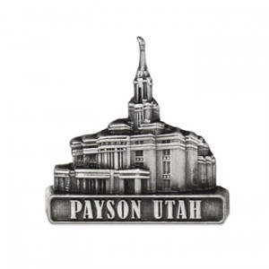 Payson Temple Pin - Silver Finish