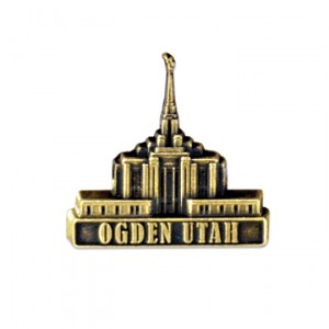 Ogden Temple Pin - Gold