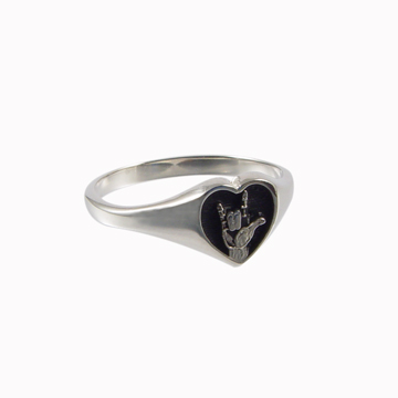 I Love You Sign Language Ring