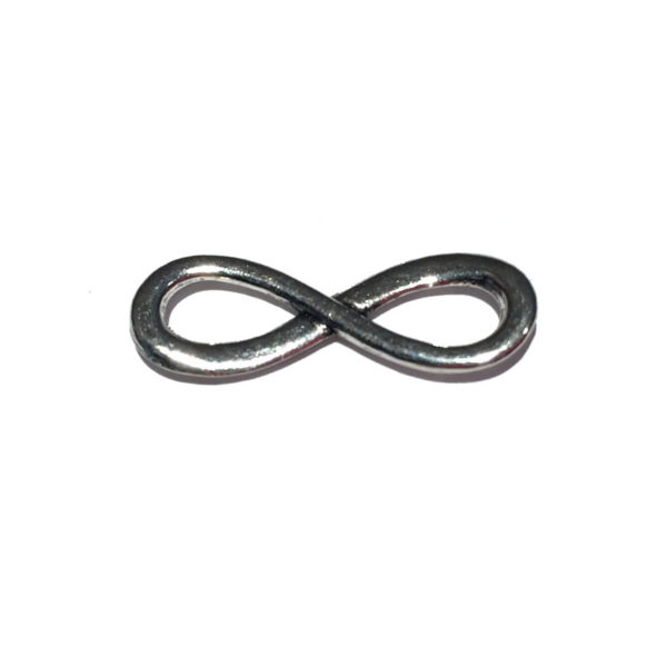 infinity charm silver