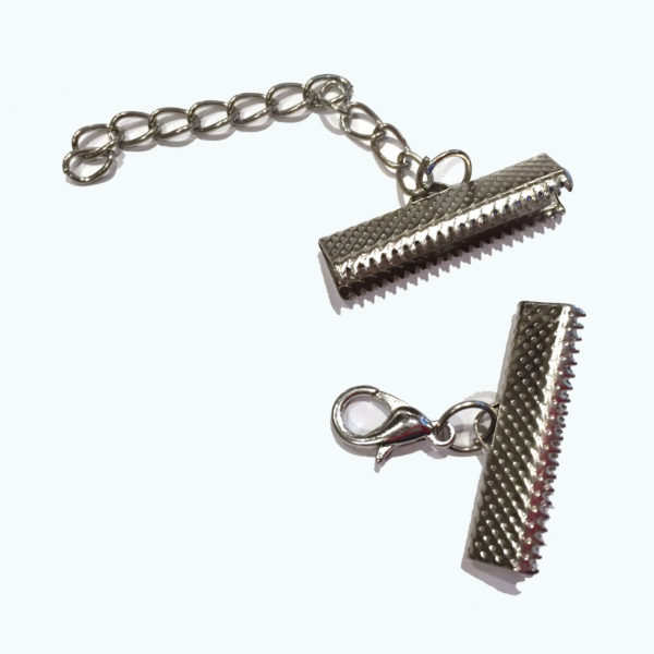 One inch pinch clasp finding