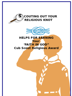 Religious Knot { Mormon Share } Cub Scout Religious Knot Workbook