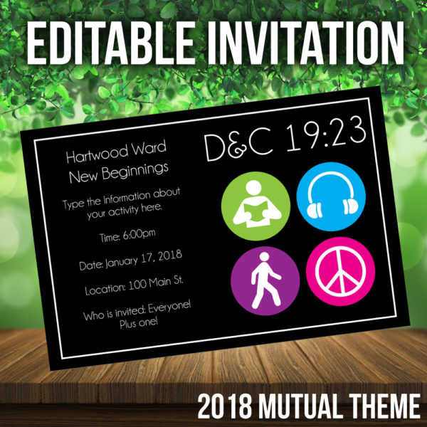 2018 New Beginnings Invitation